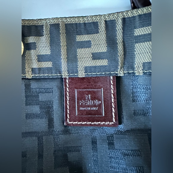 Fendi Brown Zucca Tote Bag - Picture 9 of 11